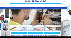 Desktop Screenshot of duarte-electricite.com